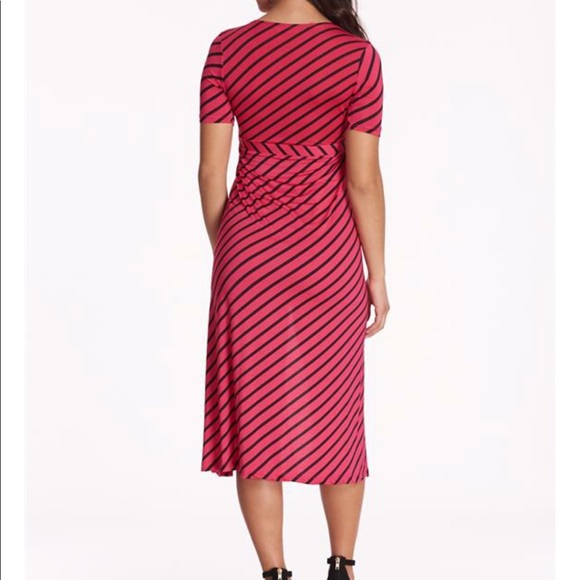‼️ STRIPE SIDE KNOT DRESS - Picture 4 of 4